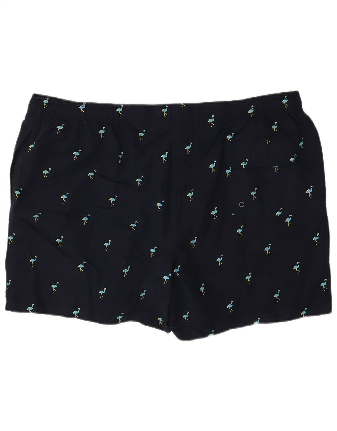 MARKS & SPENCER Mens Swimming Shorts 3XL  Navy Blue Animal Print Polyester