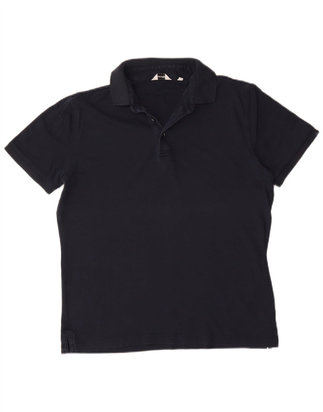 Calvin Klein Herren-Poloshirt, mittelmarineblaue Baumwolle