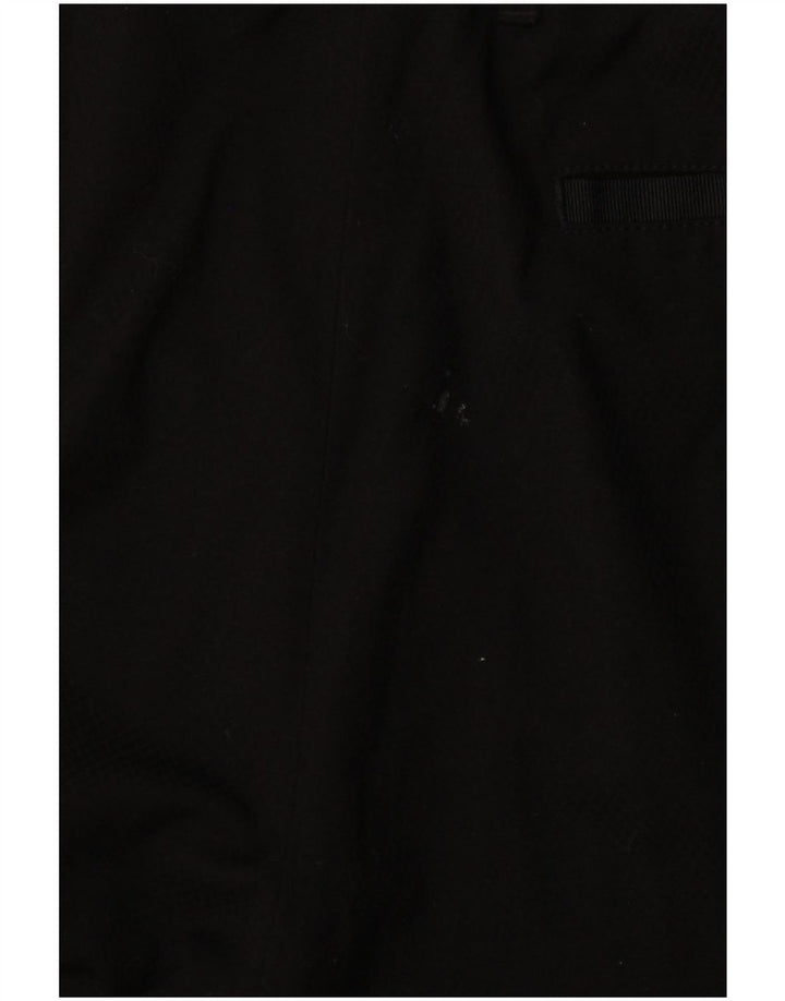 Armani Exchange Herren Pegged Chino Hose W34 L28 Schwarz Polyester