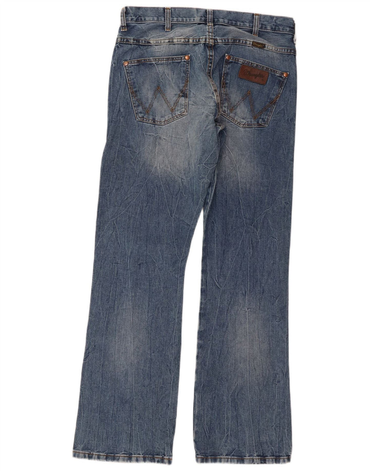 Wrangler Herren Dayton Bootcut Jeans W32 L32 Blaue Baumwolle