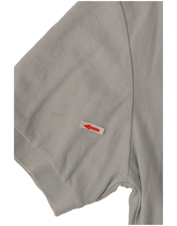 Fila Herren-Poloshirt, große graue Baumwolle