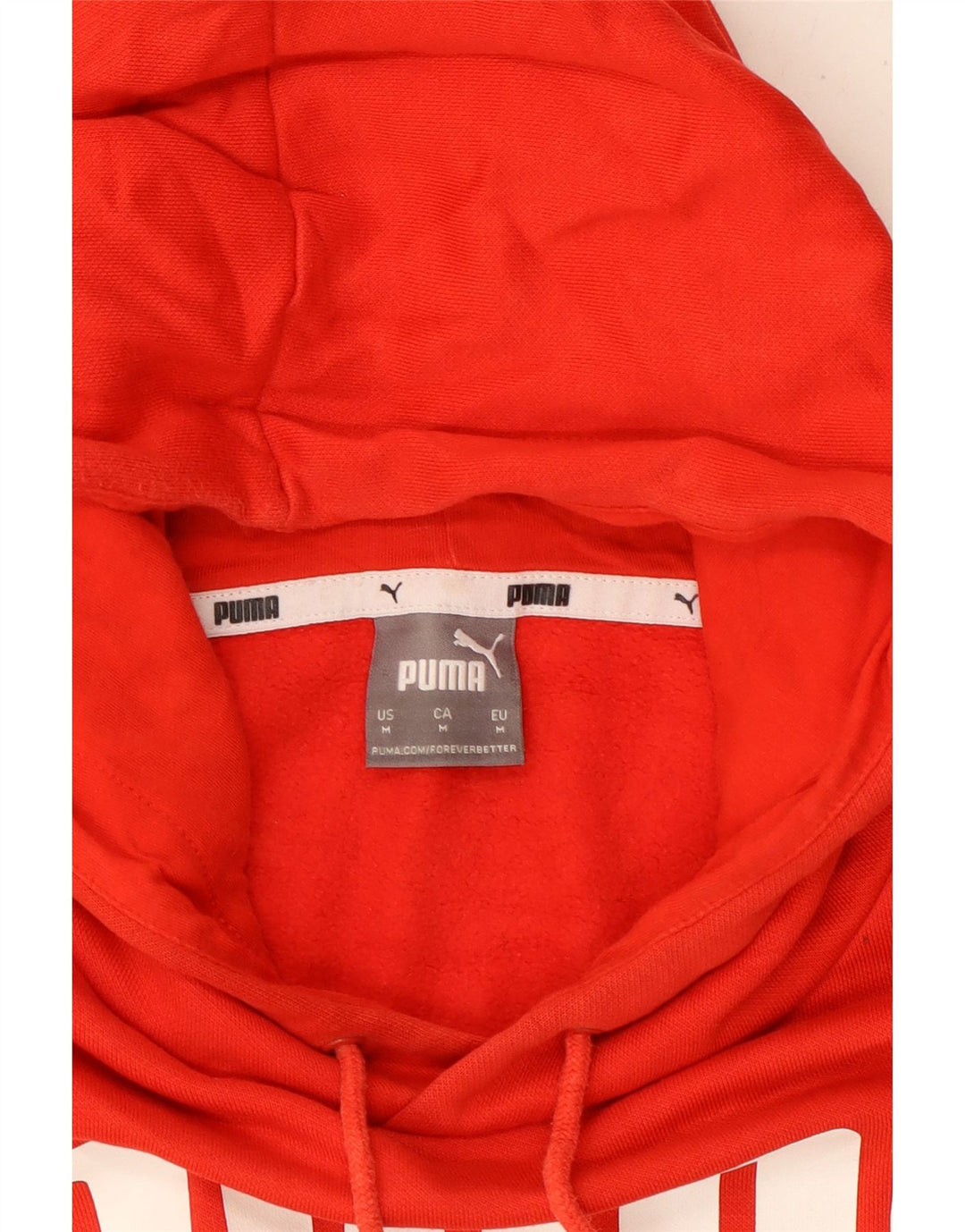 PUMA Herren Graphic Hoodie Pullover Mittelrote Baumwolle