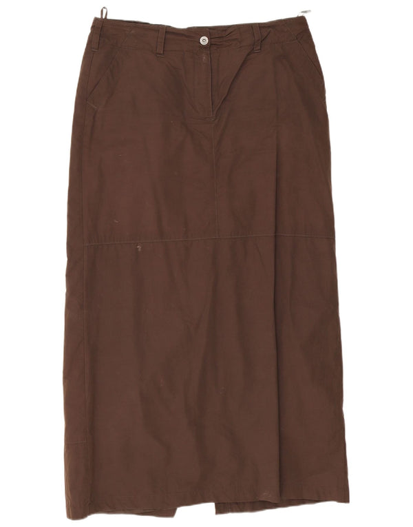 S.Oliver Damen Maxi Straight Rock EU 42 Large W34 Braune Baumwolle
