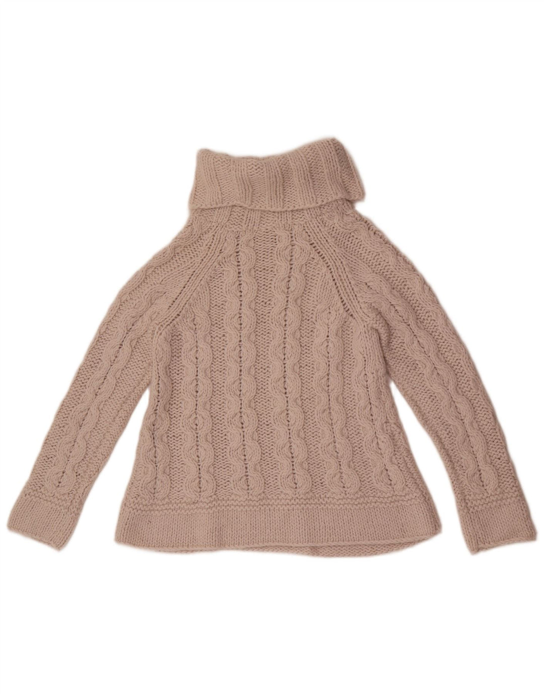 Marks & Spencer Rollkragenpullover für Damen, Gr. 10, Small, Beige, Acryl