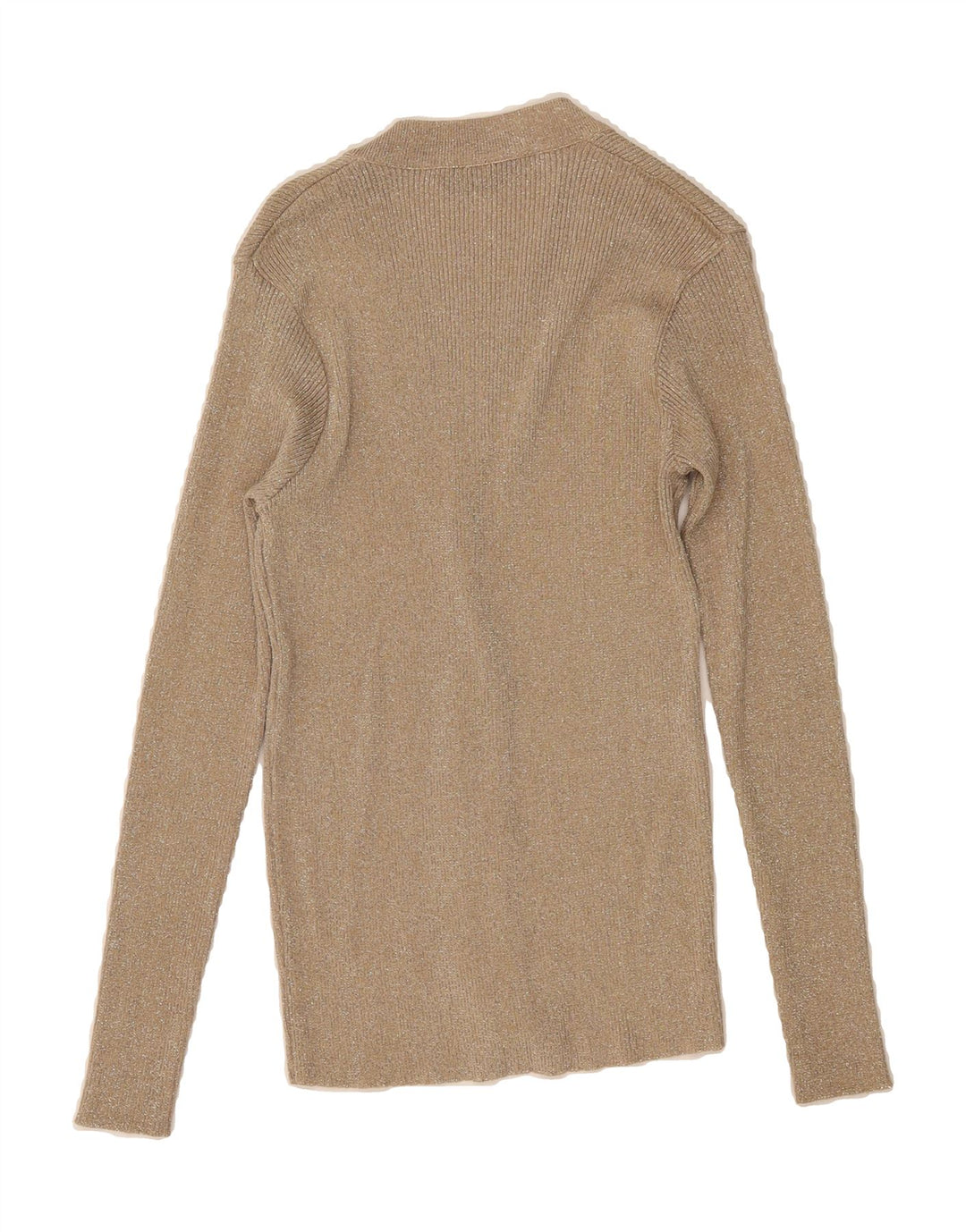 VINTAGE Womens Cardigan Sweater IT 44 Medium Beige Vintage Vintage and Second-Hand Vintage from Messina Hembry 