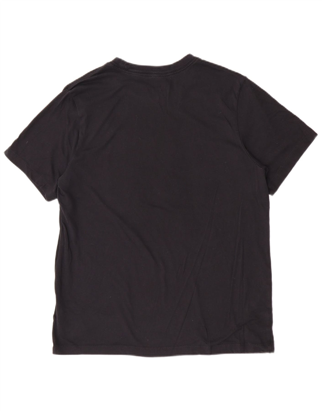 Nike Herren Dri Fit Graphic T-Shirt Top Large Schwarz Baumwolle
