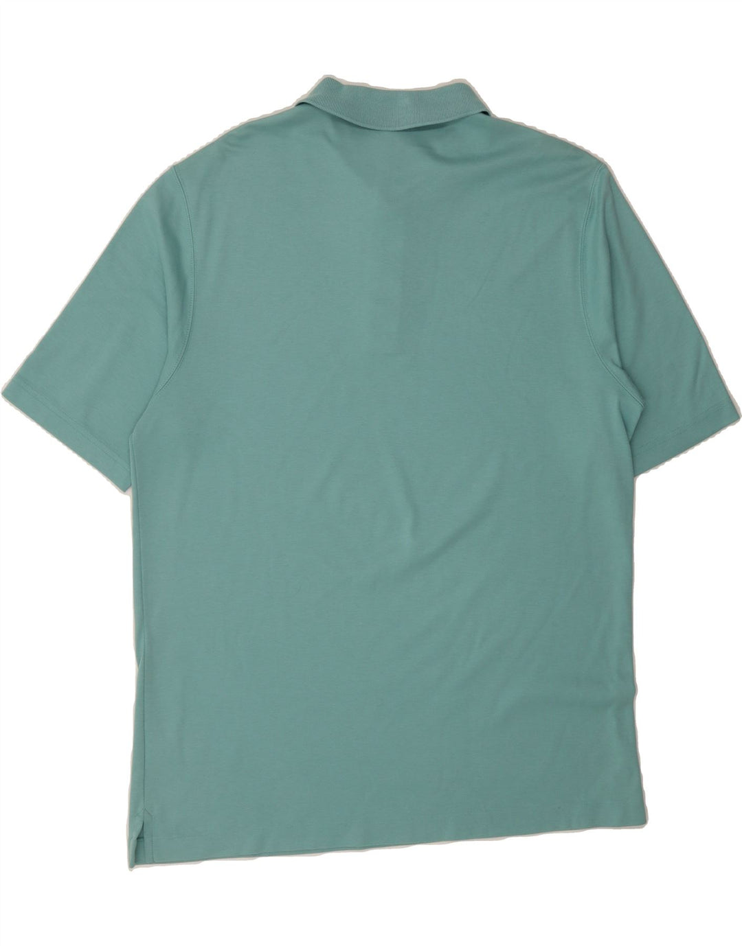 LANDS END Mens Regular Polo Shirt IT 42/44 Large Blue Cotton Vintage Lands End and Second-Hand Lands End from Messina Hembry 