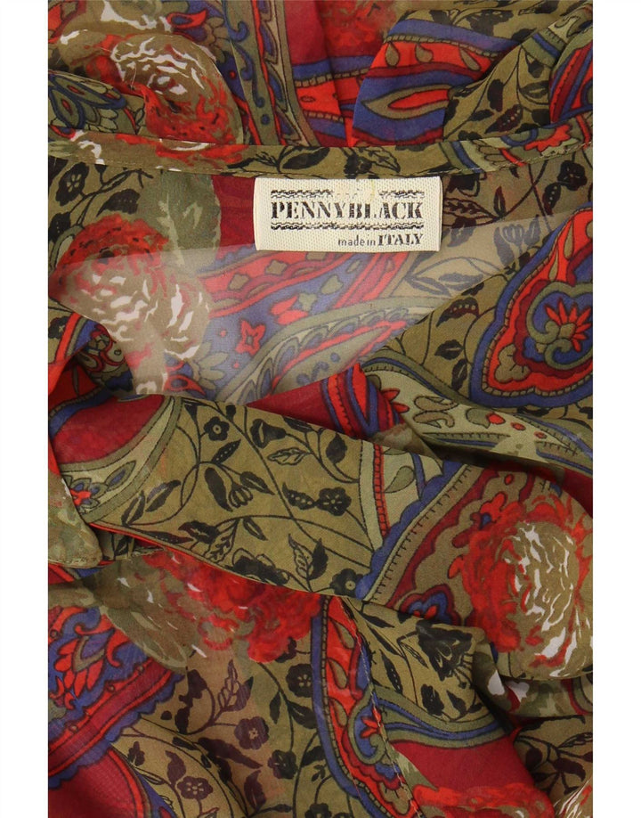 Penny Black Damen-Hemdbluse, Größe M, mehrfarbig, Paisleymuster
