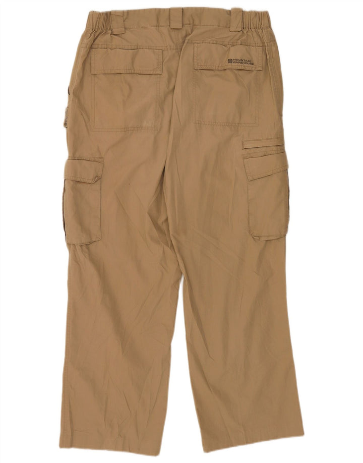Mountain Warehouse Gerade Herren-Cargohose, W34, L26, Beige, Polyester
