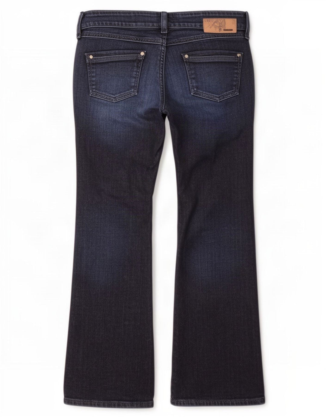Diesel Damen Ronhar Bootcut Jeans W29 L30 Marineblau Baumwolle