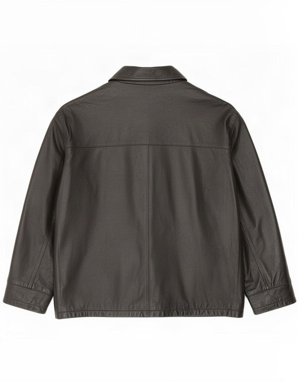 James Dillon Herren Lederjacke UK 42 XL Schwarz