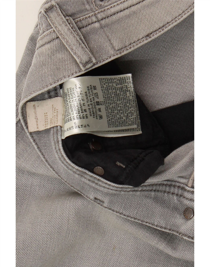 Diesel Herren Slim Jeans W31 L30 Graue Baumwolle