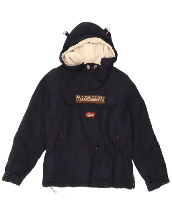 Napapijri Jungen Geographic Graphic Anorak Jacke 11-12 Jahre Marineblau