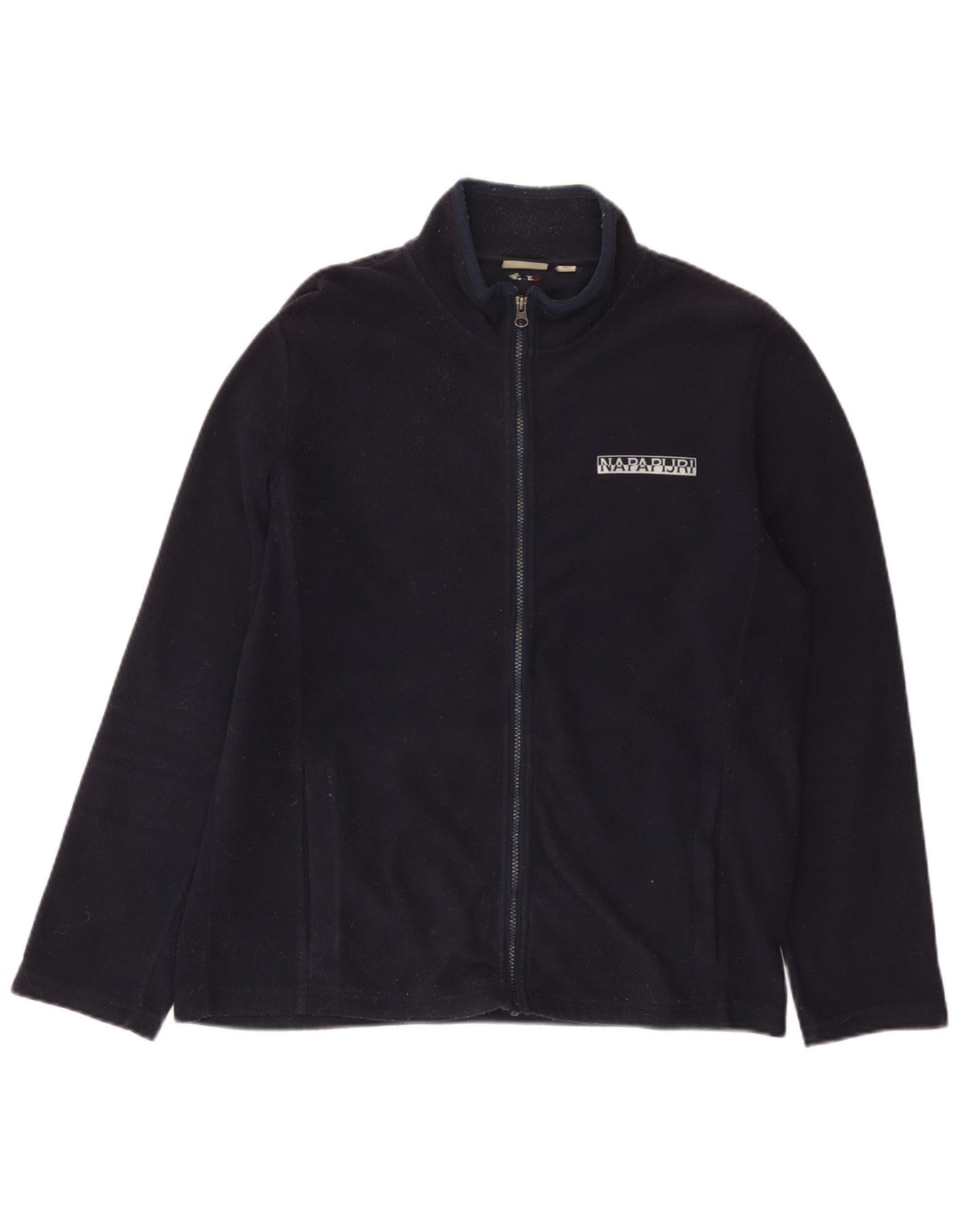 Napapijri Herren Fleecejacke UK 42 XL Marineblau Polyester