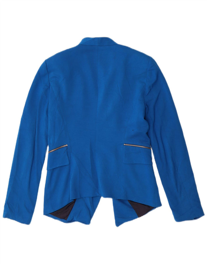 Offene Blazerjacke für Damen von Zara, UK 12, Mittelblau, Polyester