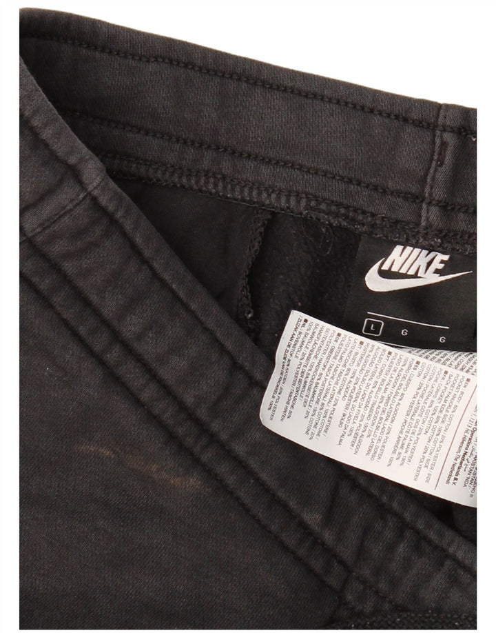 Nike Herren-Trainingshose, Jogginghose, Größe L, Schwarz, Baumwolle