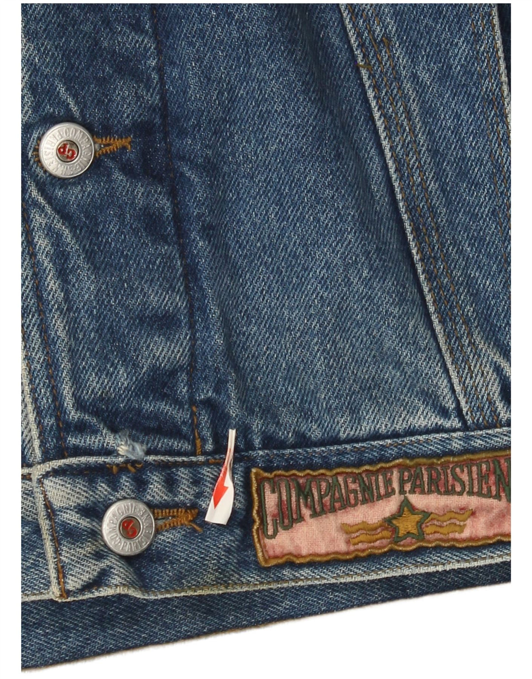 Compagnie Herren Jeansjacke UK 40 Large Blau