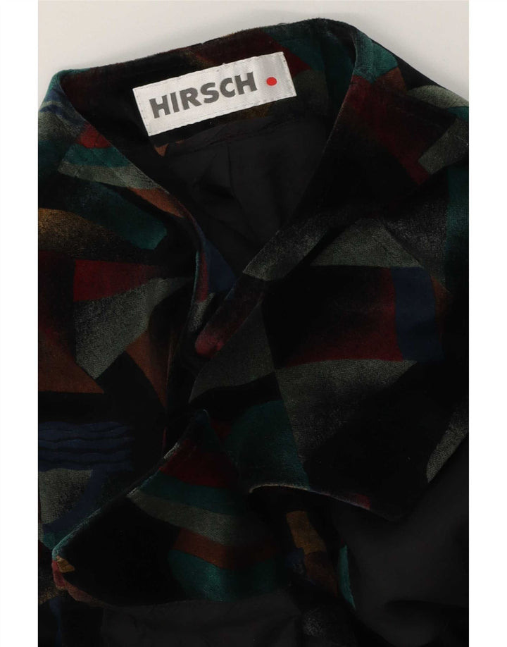 Hirsch Bolero-Jacke mit 5 Knöpfen für Damen, UK 12, mittelgroß, mehrfarbig, geometrisch