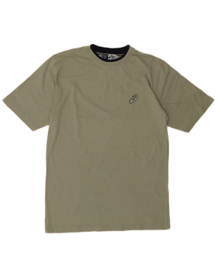 Asics Herren T-Shirt Top Large Grün Baumwolle