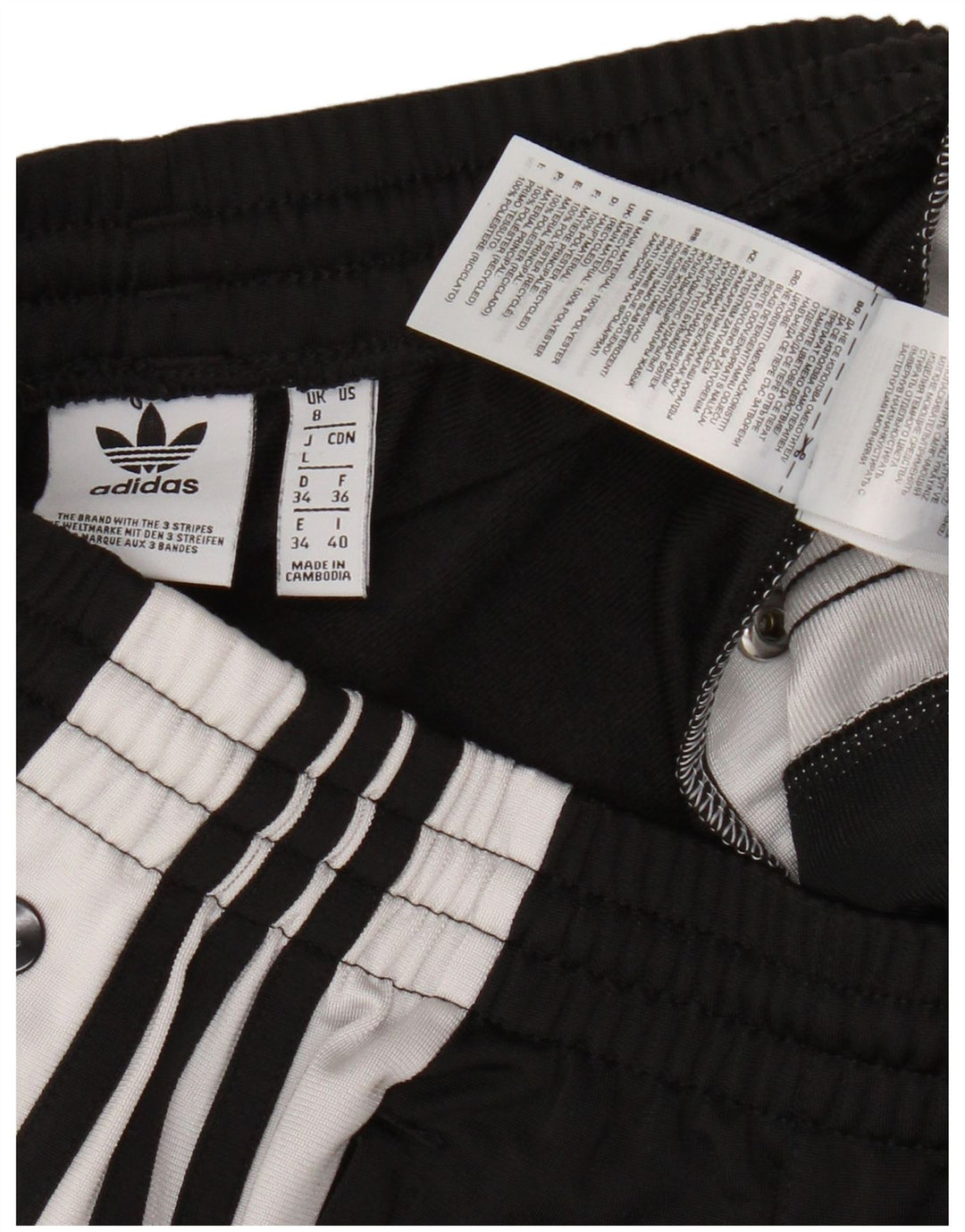 Adidas Damen-Trainingshose, Größe S, Größe S, Schwarz, Colourblock-Polyester