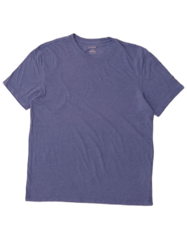 J. CREW Herren T-Shirt-Oberteil aus mittelblauer Baumwolle
