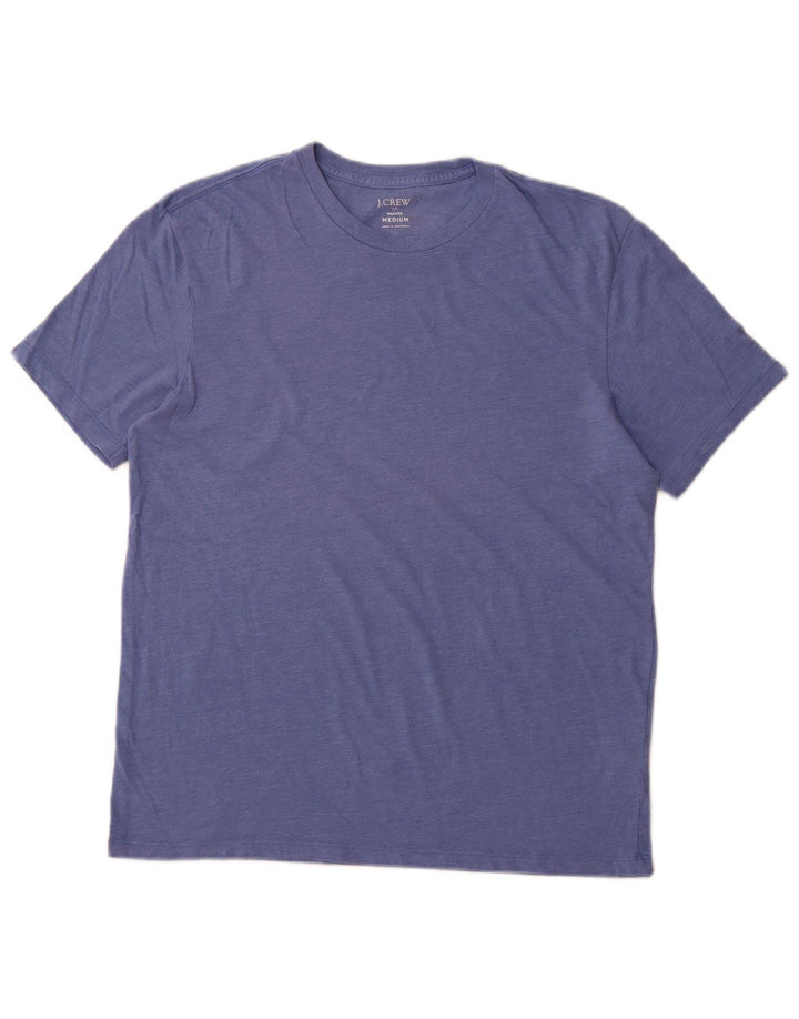 J. CREW Herren T-Shirt-Oberteil aus mittelblauer Baumwolle