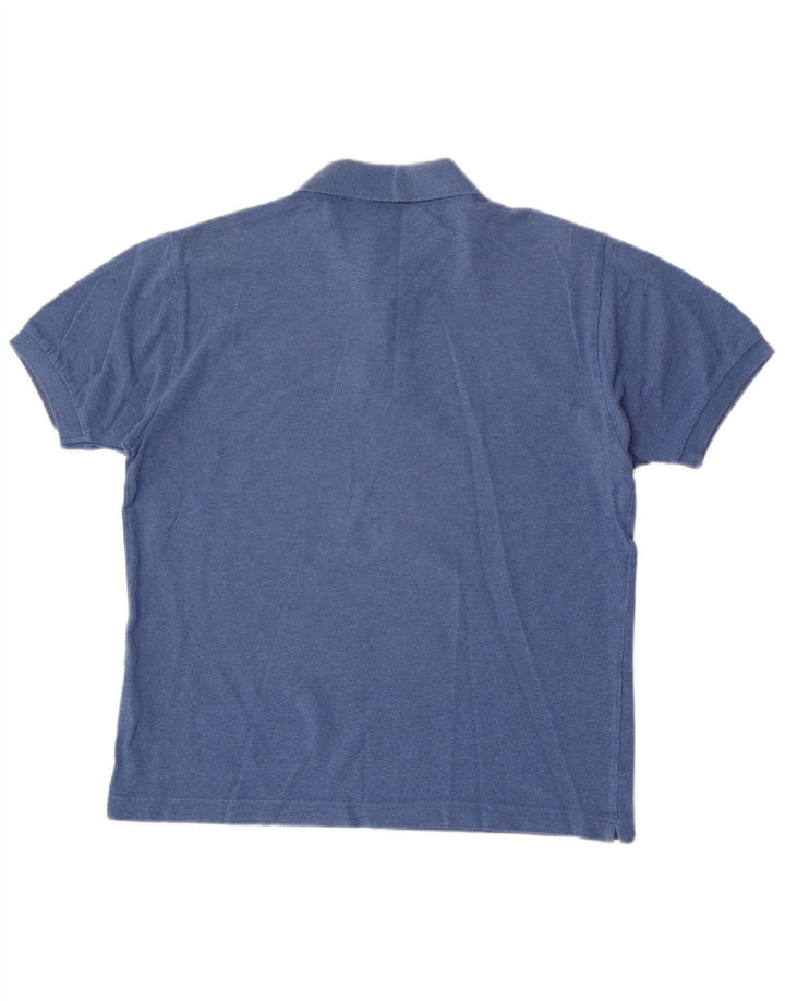 Kappa Herren-Poloshirt aus mittelblauer Baumwolle