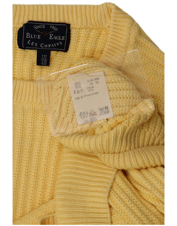 LES COPAINS Damen Blue Eagle Pullover mit Rundhalsausschnitt IT 48 XL Gelb