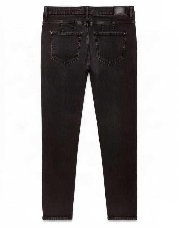 Marks & Spencer Damen The Magic Straight Jeans UK 16 Large W34 L26 Schwarz