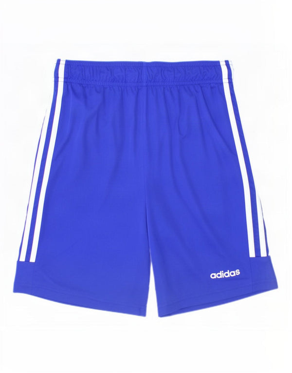 Adidas Jungen Climalite Sport Shorts 13-14 Jahre Blau Polyester