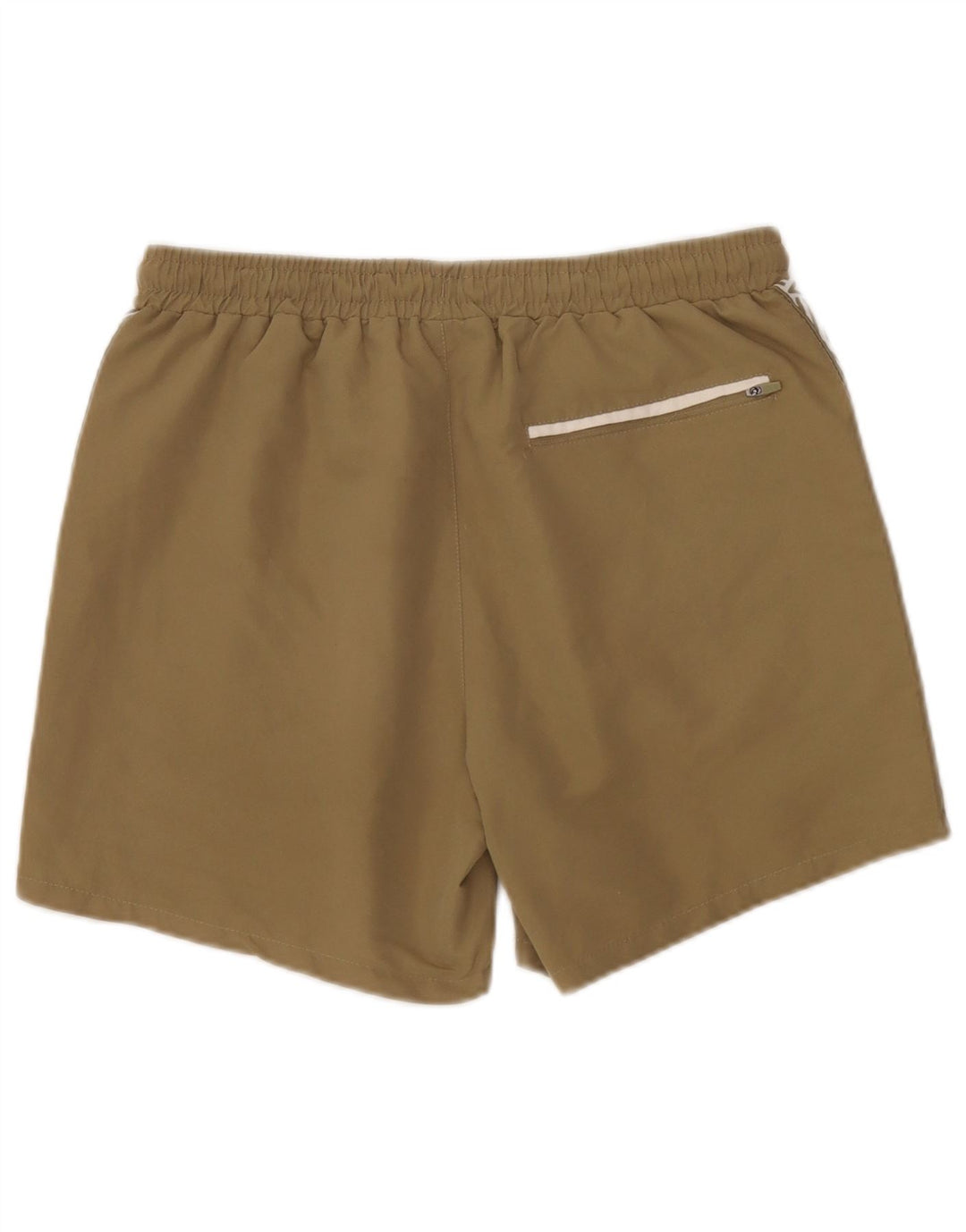 Umbro Herren-Badeshorts mit Grafik, groß, Khaki, Farbblock-Polyester