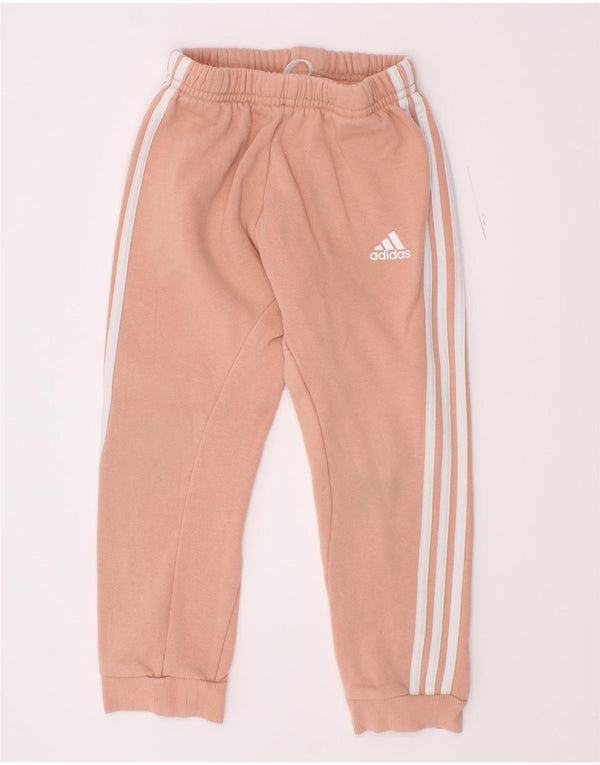 Adidas Mädchen-Trainingshose, Jogginghose, 3–4 Jahre, rosa Baumwolle