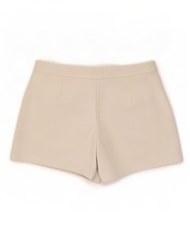 Lacoste Herren-Shorts, Größe 4, mittelgroß, W30, weißes Polyester