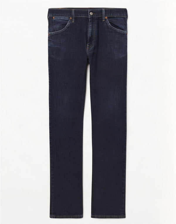 Levi's Damen 504 Straight Jeans W30 L32 Marineblau Baumwolle