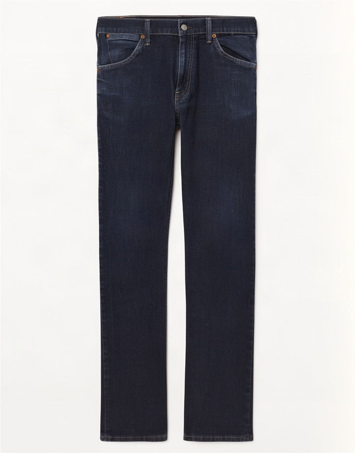 Levi's Damen 504 Straight Jeans W30 L32 Marineblau Baumwolle