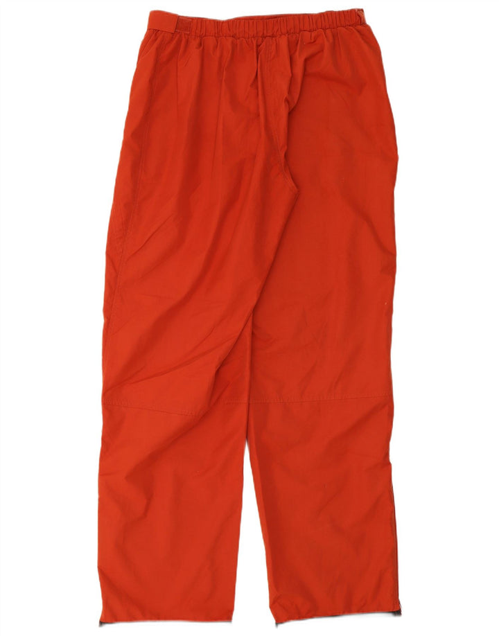 Reebok Herren-Trainingshose, groß, orangefarbenes Polyester