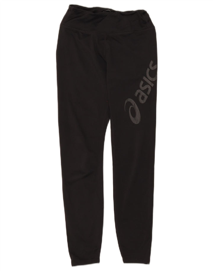 Asics Damen Graphic Leggings UK 6 XS Schwarz