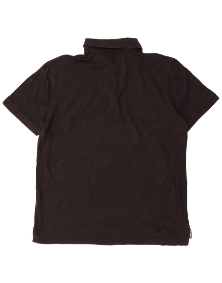 IZOD Herren Slim Fit Poloshirt XL Schwarz Baumwolle