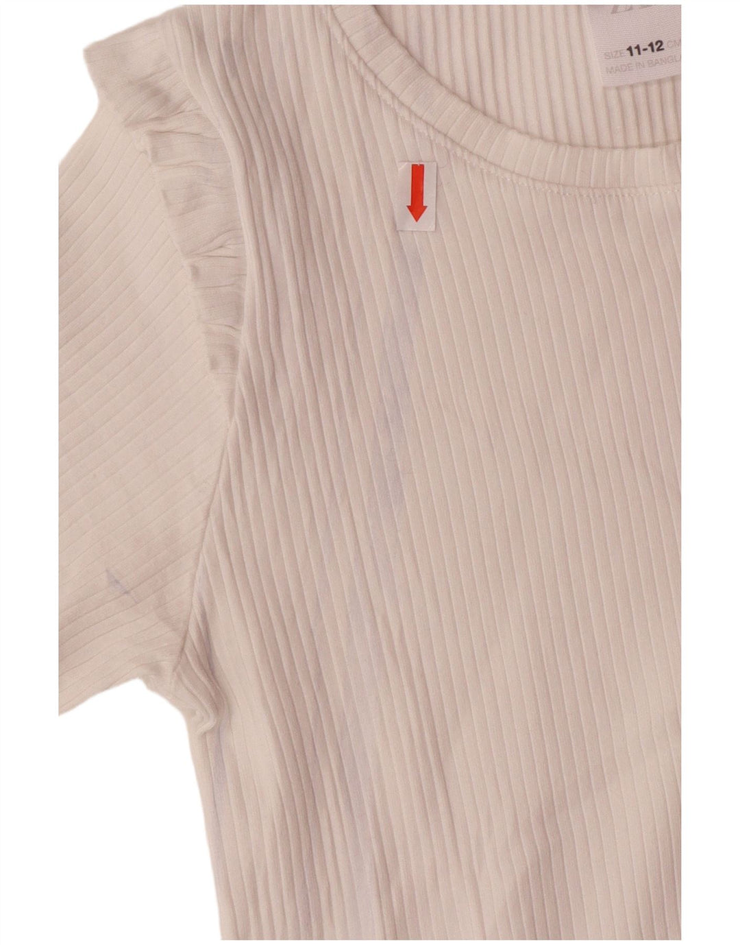 Zara Mädchen T-Shirt Top 11-12 Jahre Weiß