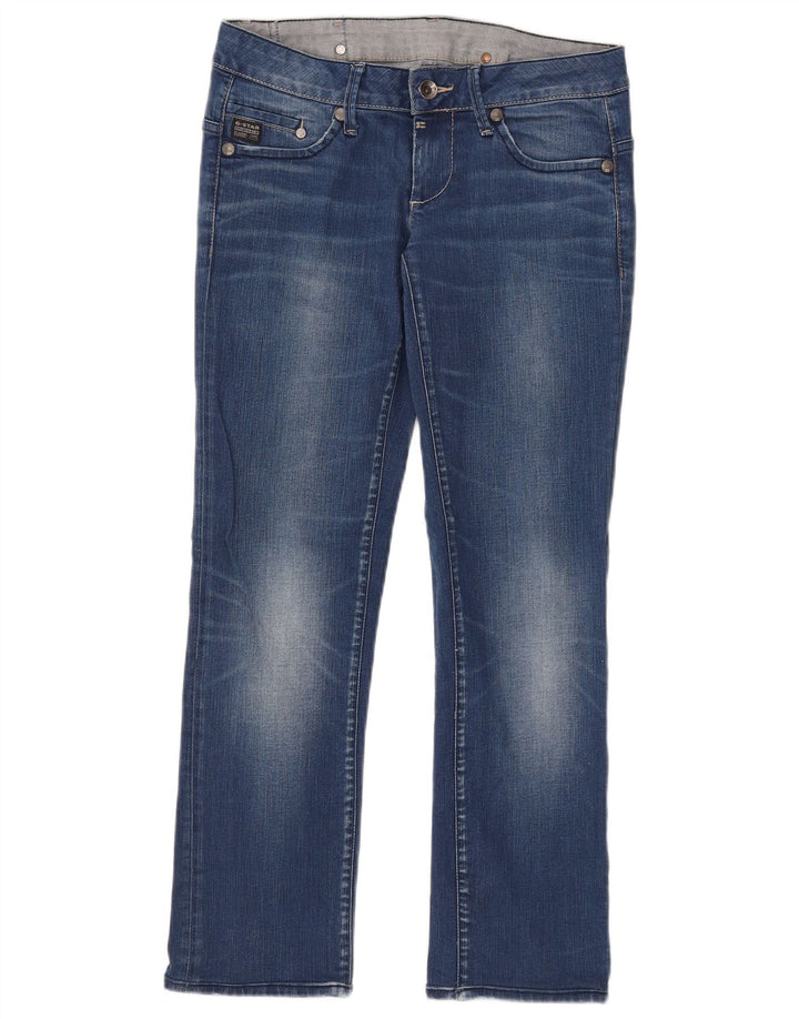 G-STAR Damen Bootcut Jeans W28 L28 Blaue Baumwolle