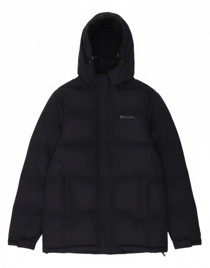 MOUNTAIN WAREHOUSE Wattierte Herrenjacke mit Kapuze, UK 38, Mittelmarineblau