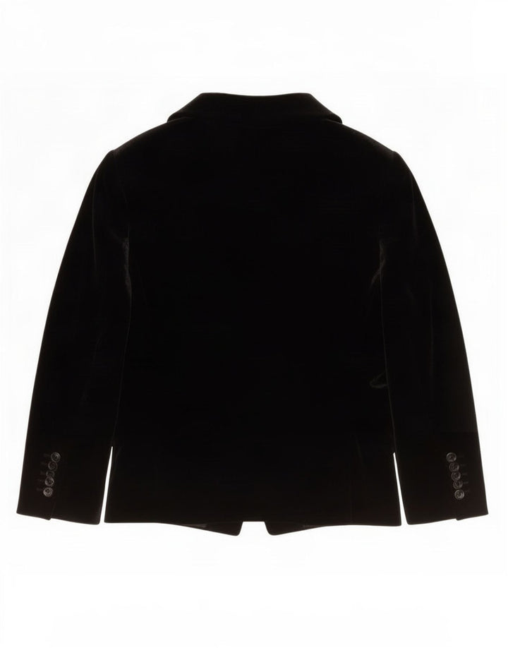 Coast Damen-Blazer aus Samt mit 1 Knopf, Größe UK 12, Mittelschwarz, Polyester