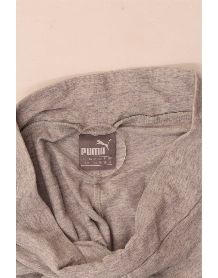 Puma Damen Graphic Leggings UK 10 Small Grau
