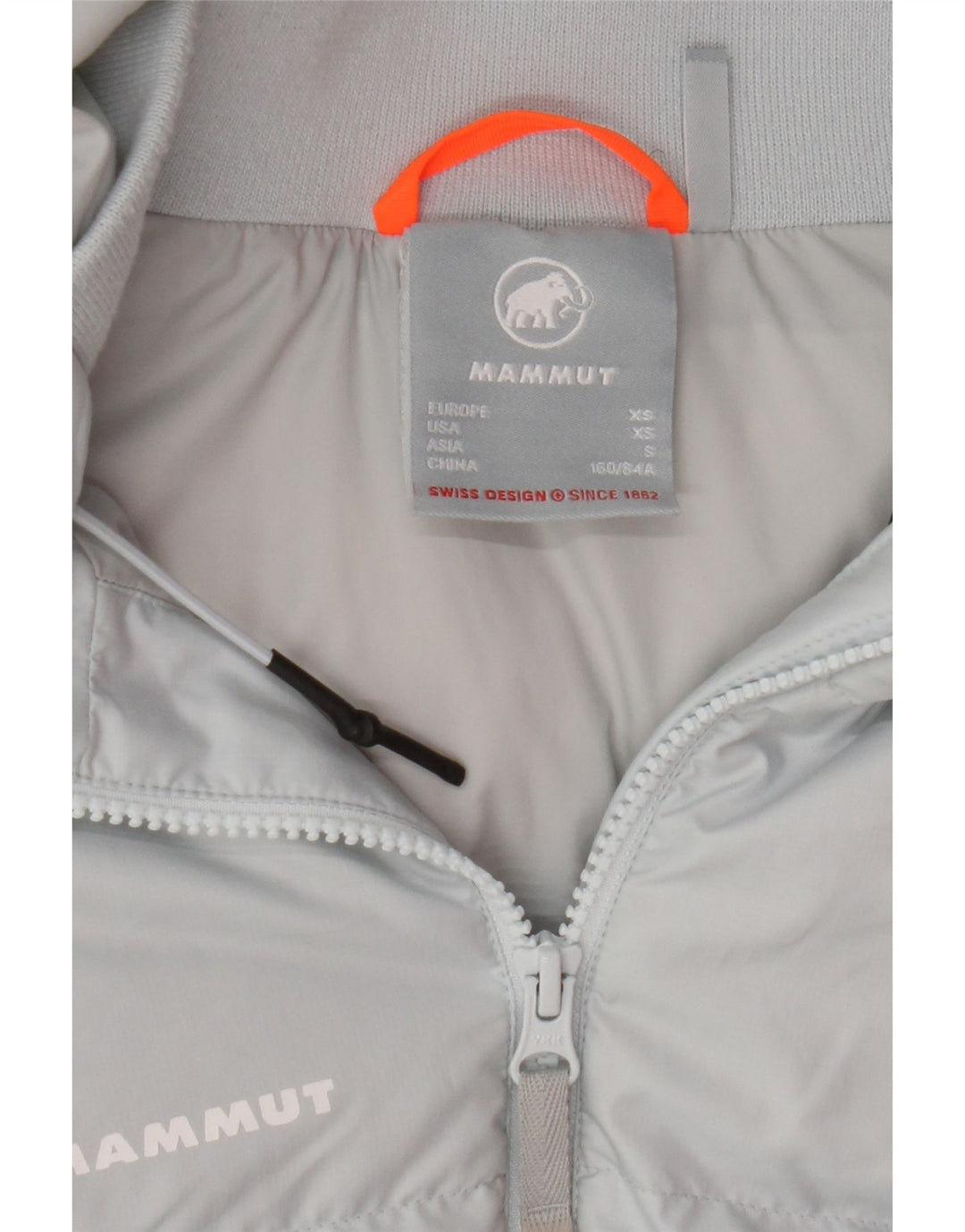 MAMMUT Womens Hooded Padded Coat UK 6 XS Blue Polyester Vintage Mammut and Second-Hand Mammut from Messina Hembry 