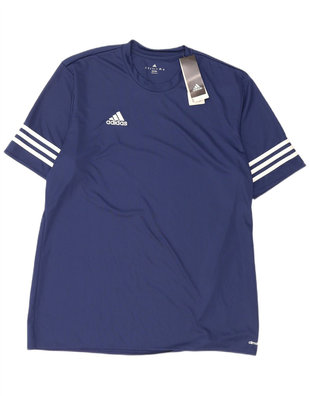 Adidas Herren Climalite T-Shirt Top XL Marineblau Polyester