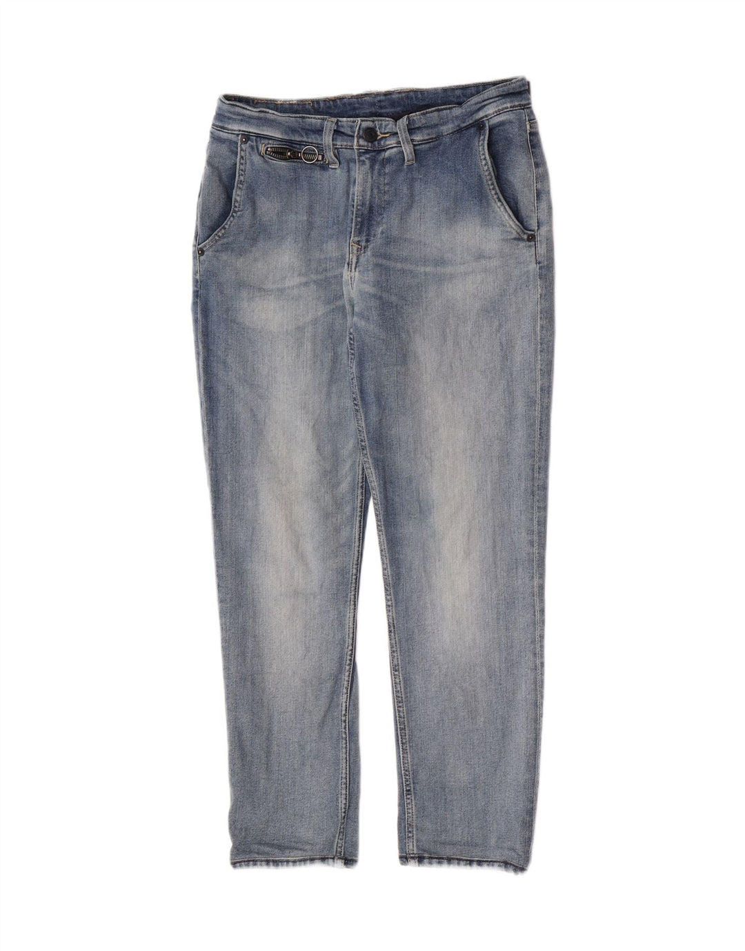 Levi's Damen Straight Jeans W30 L25 Blaue Baumwolle
