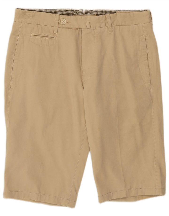 TWISTED TAILOR Herren Chino Shorts IT 46 Small W30 Beige Baumwolle
