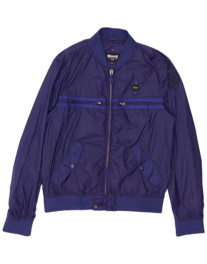BLAUER Herren Bomberjacke UK 44 2XL Marineblau