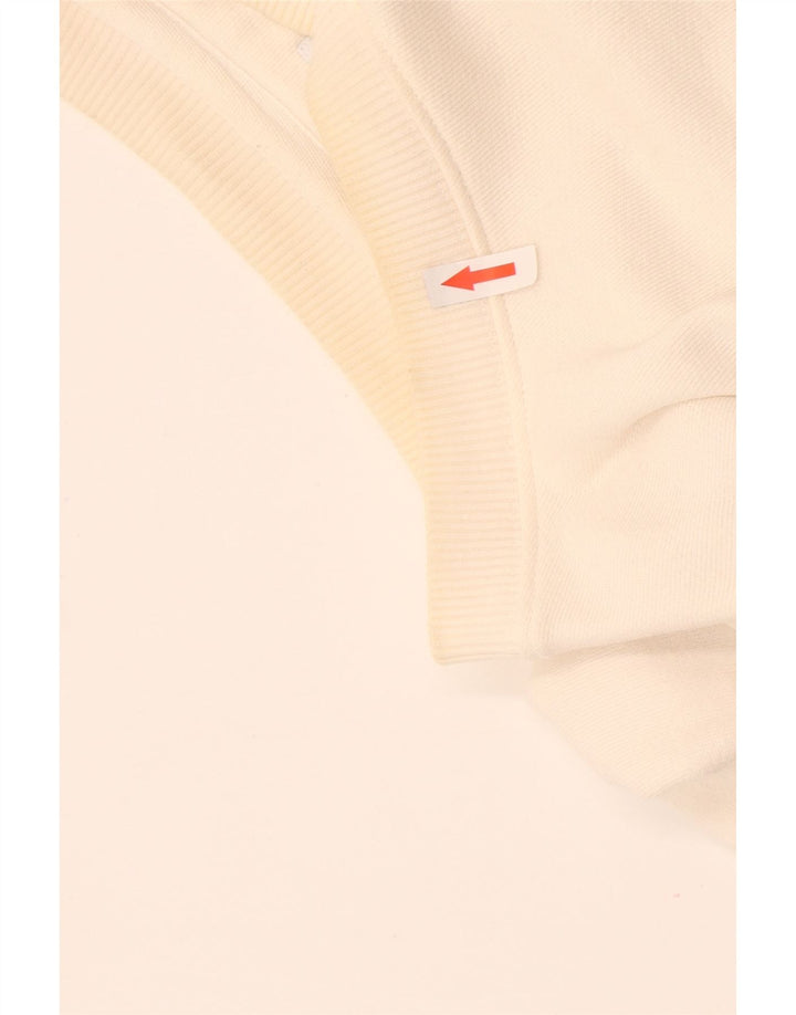 Tommy Hilfiger Herren-Sweatshirt-Pullover, groß, weiße Baumwolle