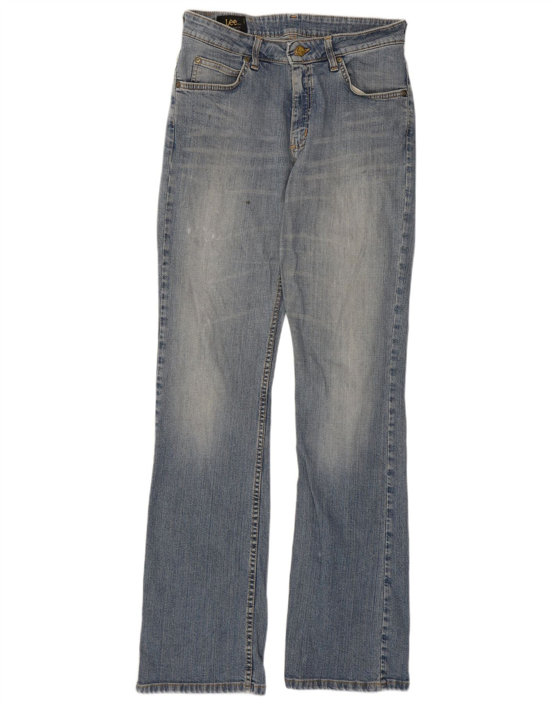 Lee Damen Cameron Bootcut Jeans W28 L33 Blaue Baumwolle